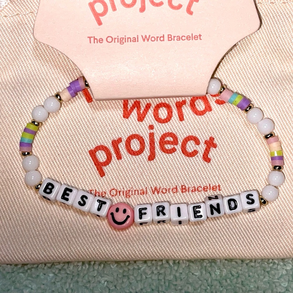 BRAND NEW! "LITTLE WORDS PROJECT" BEST FRIENDS BRACELET - Picture 2 of 3